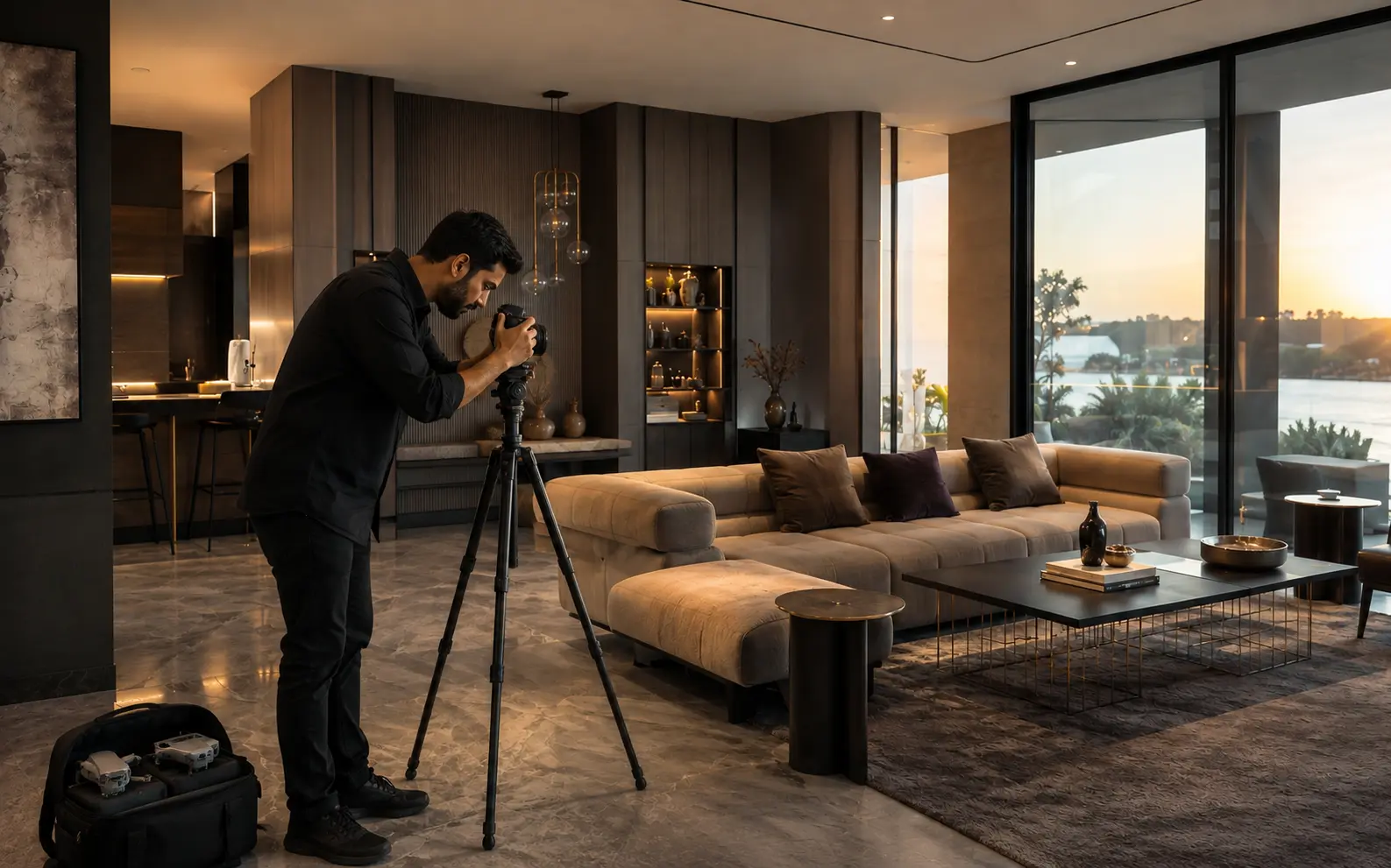 Illustrative property interior for planning listing photography
